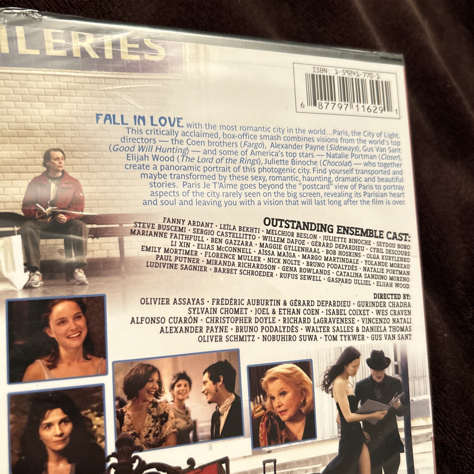 PARIS, JE T’AIME DVD 2006 BRAND NEW SEALED Gus Van Sant Natalie Portman