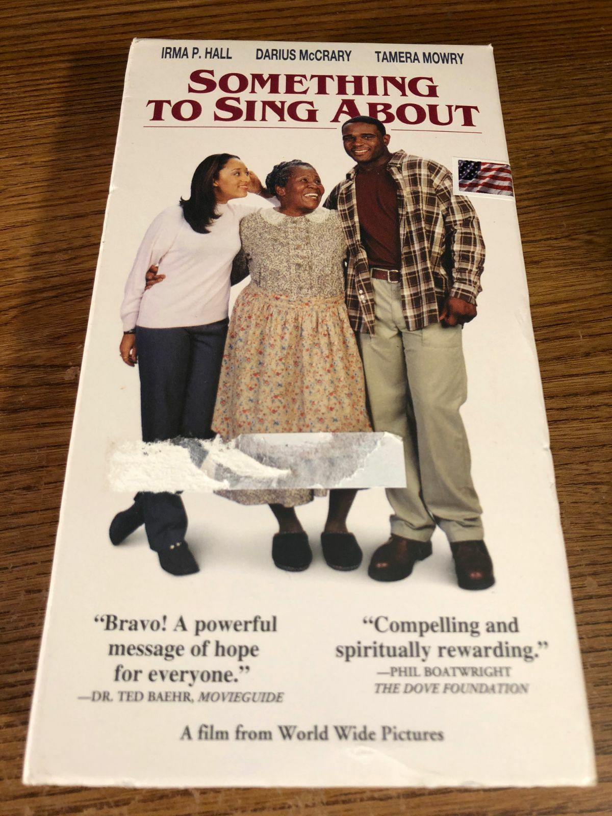 Something To Sing About VHS VCR Video Tape Irma P. Hall Darius Mccrary Used
