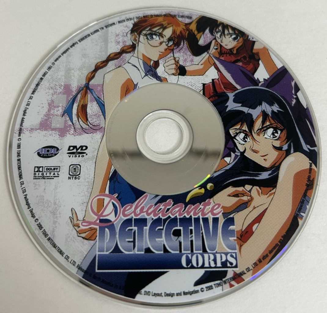 Debutante Detective Corps Vol 1 New Anime DVD ADV Films Disc Only