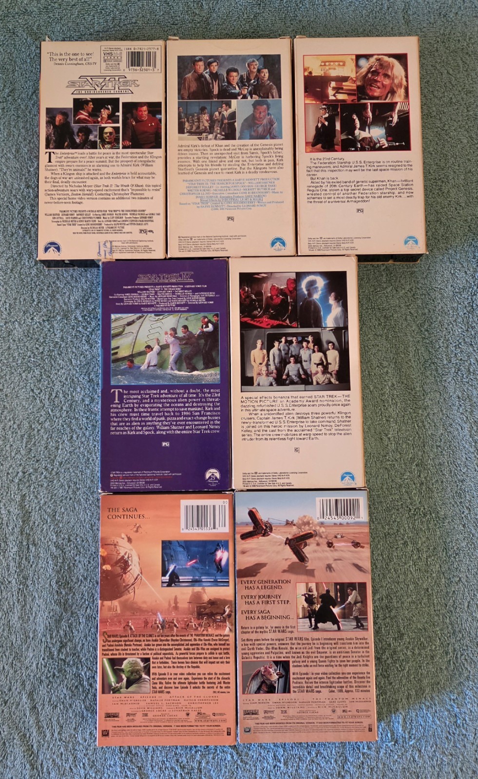 Vintage Sci-Fi Media Lot 14 Titles-Dune 3-Disc DVD,Star Wars Ep II VHS,Star Trek