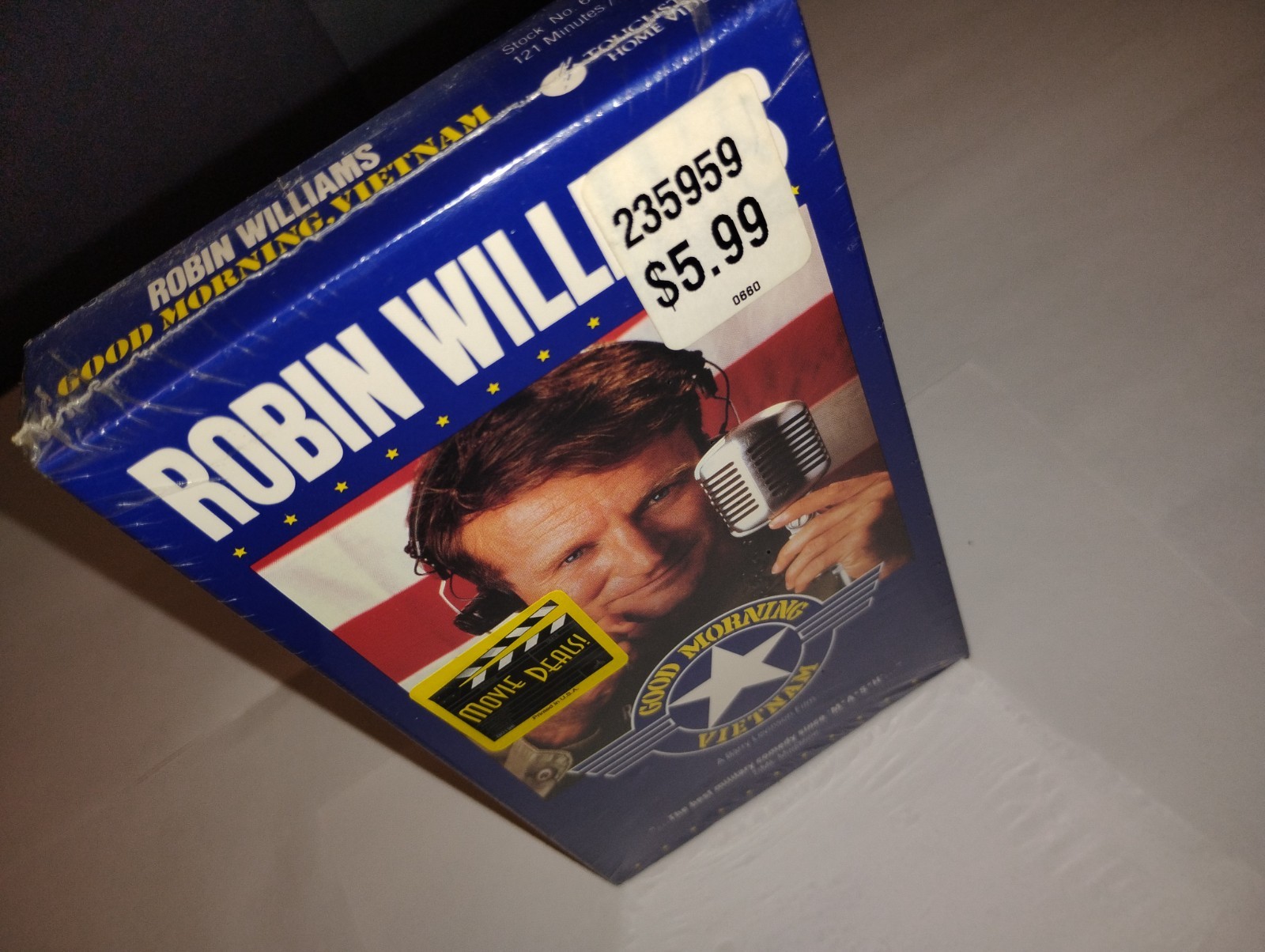 Good Morning Vietnam Vintage 1987 VHS Factory Sealed Robin Williams