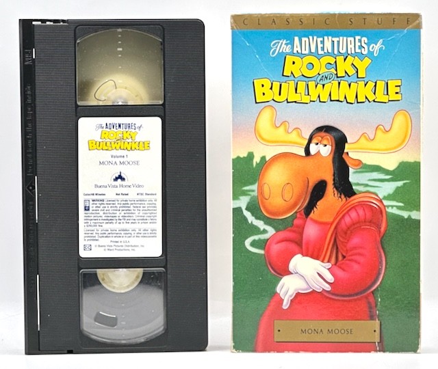 Adventures of Rocky and Bullwinkle VHS Lot Complete 1-8 Buena Vista Boxed Set