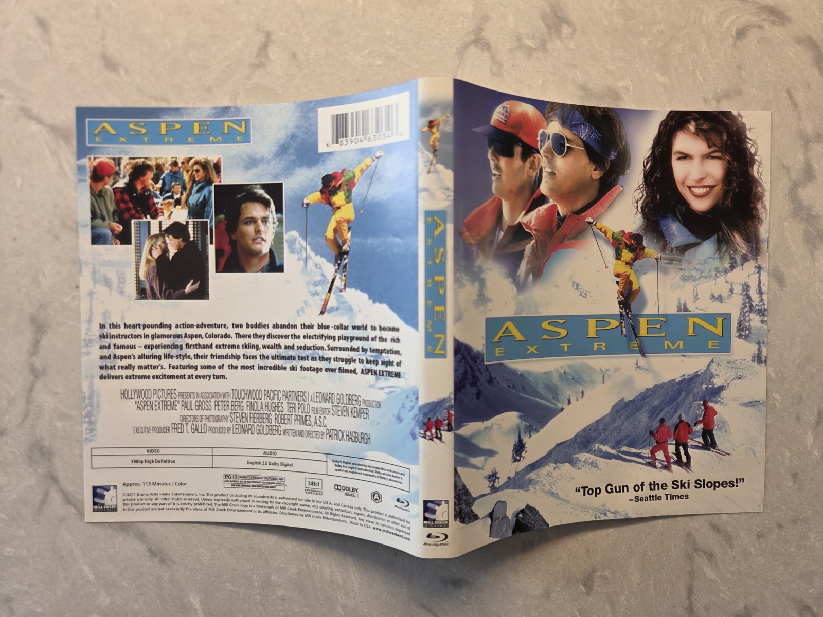 Aspen Extreme Blu-ray Disc, 2011 TESTED Paul Gross Peter Berg Finola Hughes Ski