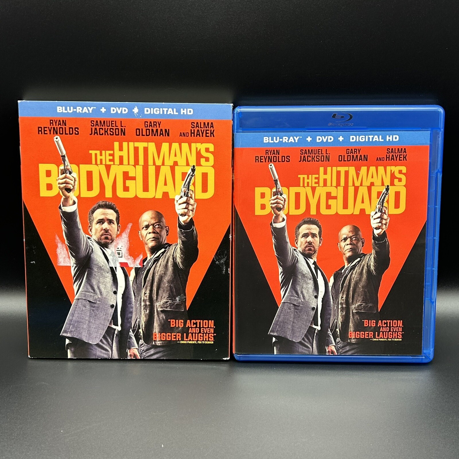 The Hitman’s Bodyguard [Blu-ray + DVD] w/ Slipcover *