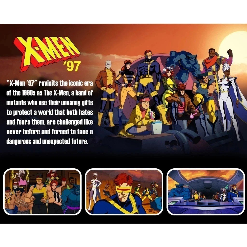 X-Men ’97 (2024) Complete TV Series DVD | English Audio Eng/Chi/Malay Subs