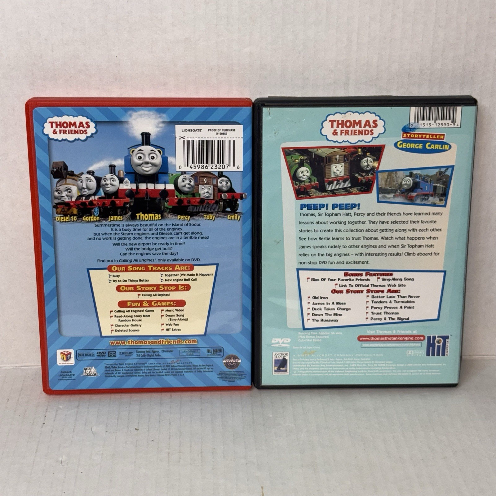 Thomas the Train Thomas Friends DVD Lot Of 3
