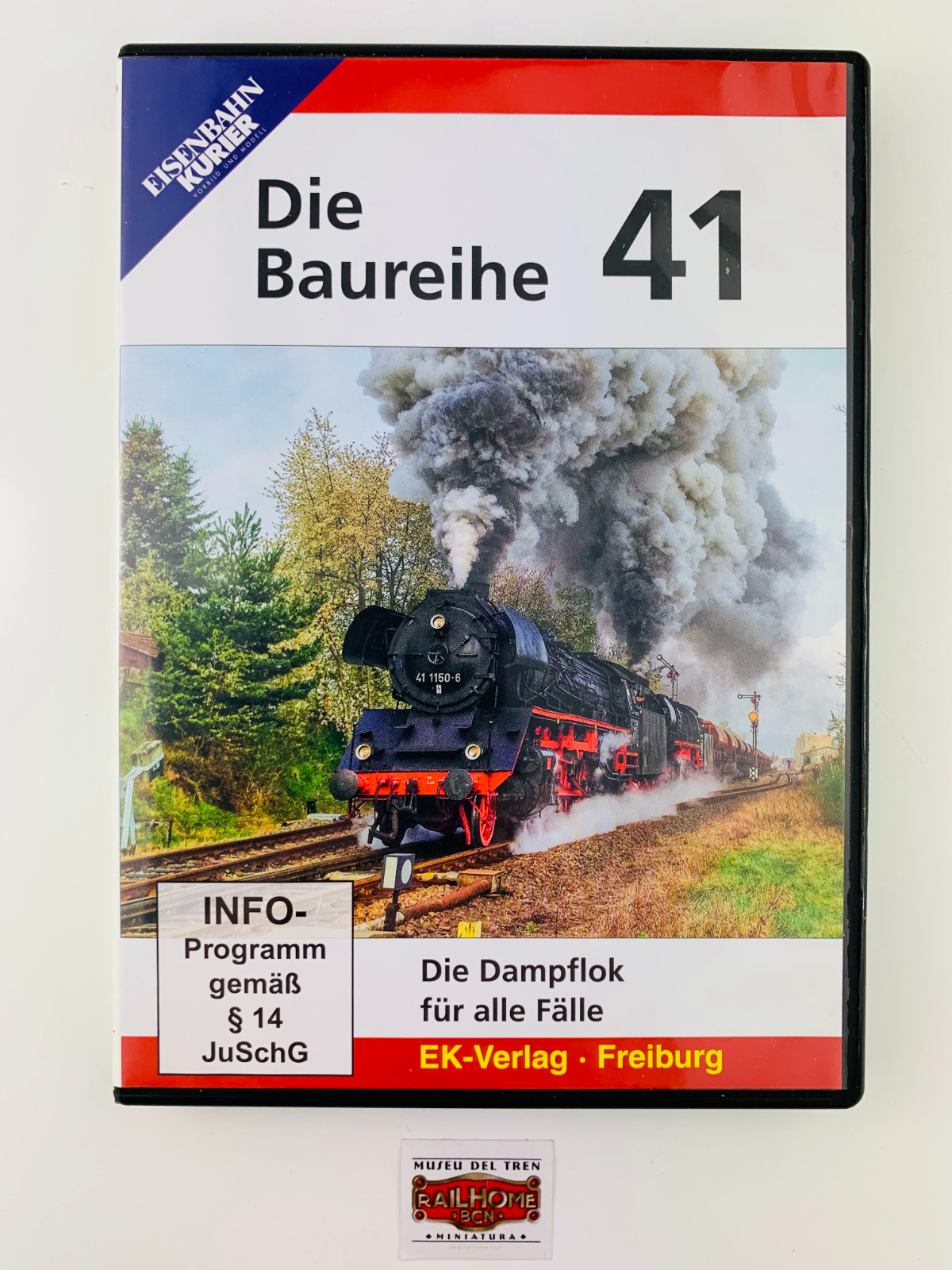 EISENBAHN KURIER DVD 8458 – Die BR 41 – 58 min. NEW!