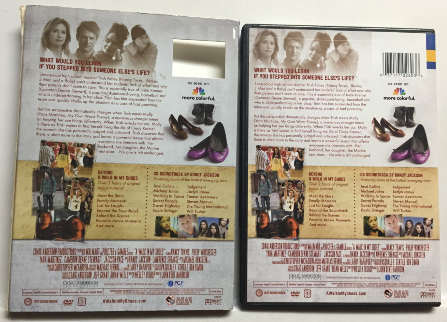 A Walk In My Shoes (DVD/CD,2010,2-Disc Set) Nancy Travis, Not a Scratch!