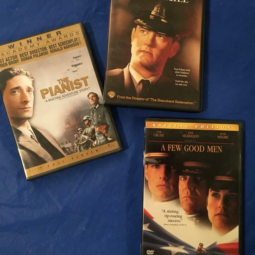 DRAMA….”The Pianist “- “A Few Good Men “…”The Green Mile “…3 Great Movies