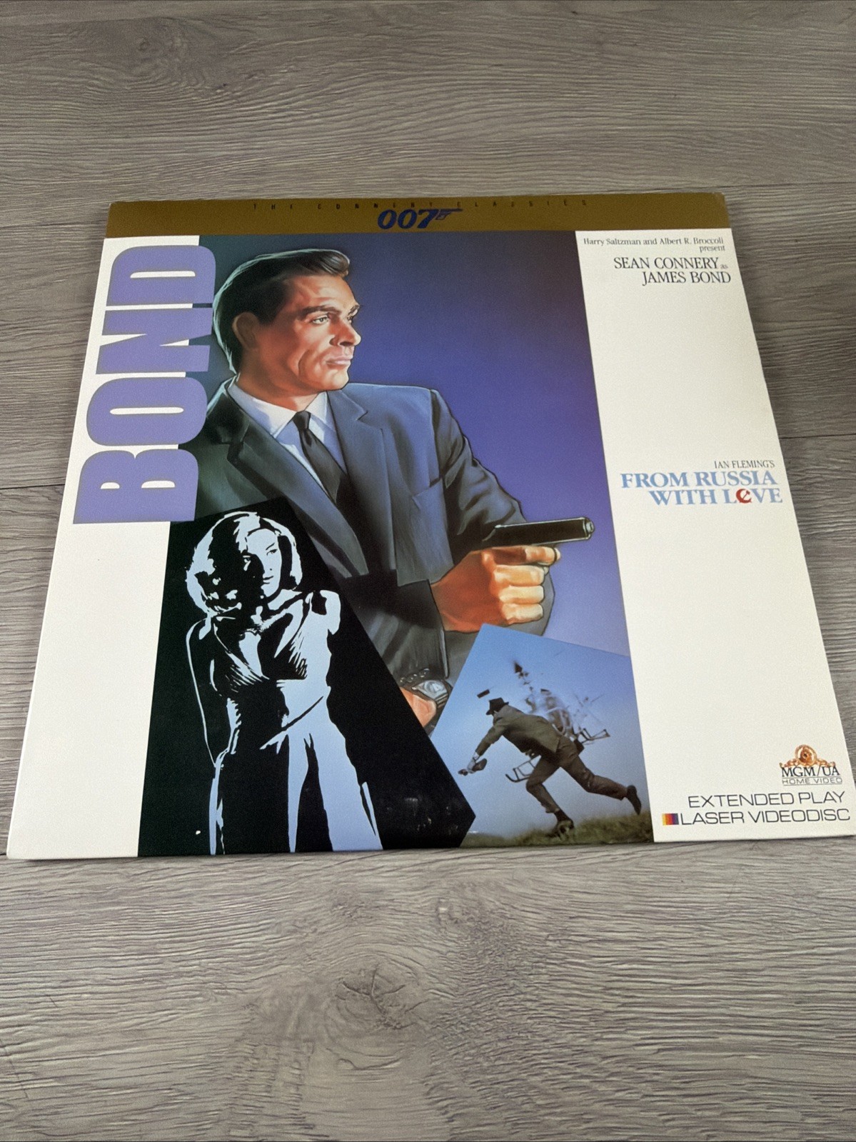 Lot of 5 James Bond Laserdisc Movies Goldfinger, Dr. No, Thunderball Etc