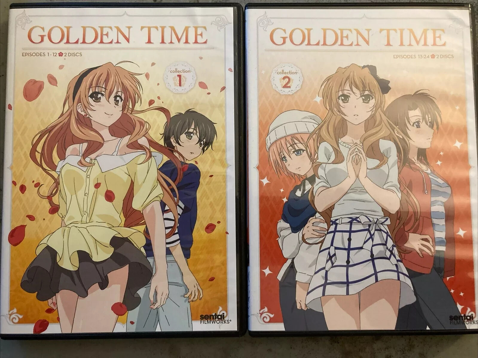 Golden Time – Complete Anime Collection 1 & 2 (Brand New 4 DVD Set)