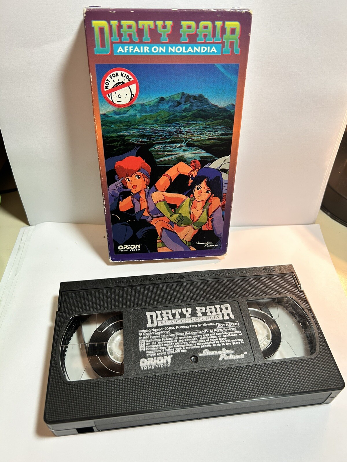 7 RARE Anime Manga 80s VHS Tapes Dirty Pair Patlabor Dark Warrior Devil Hunter +