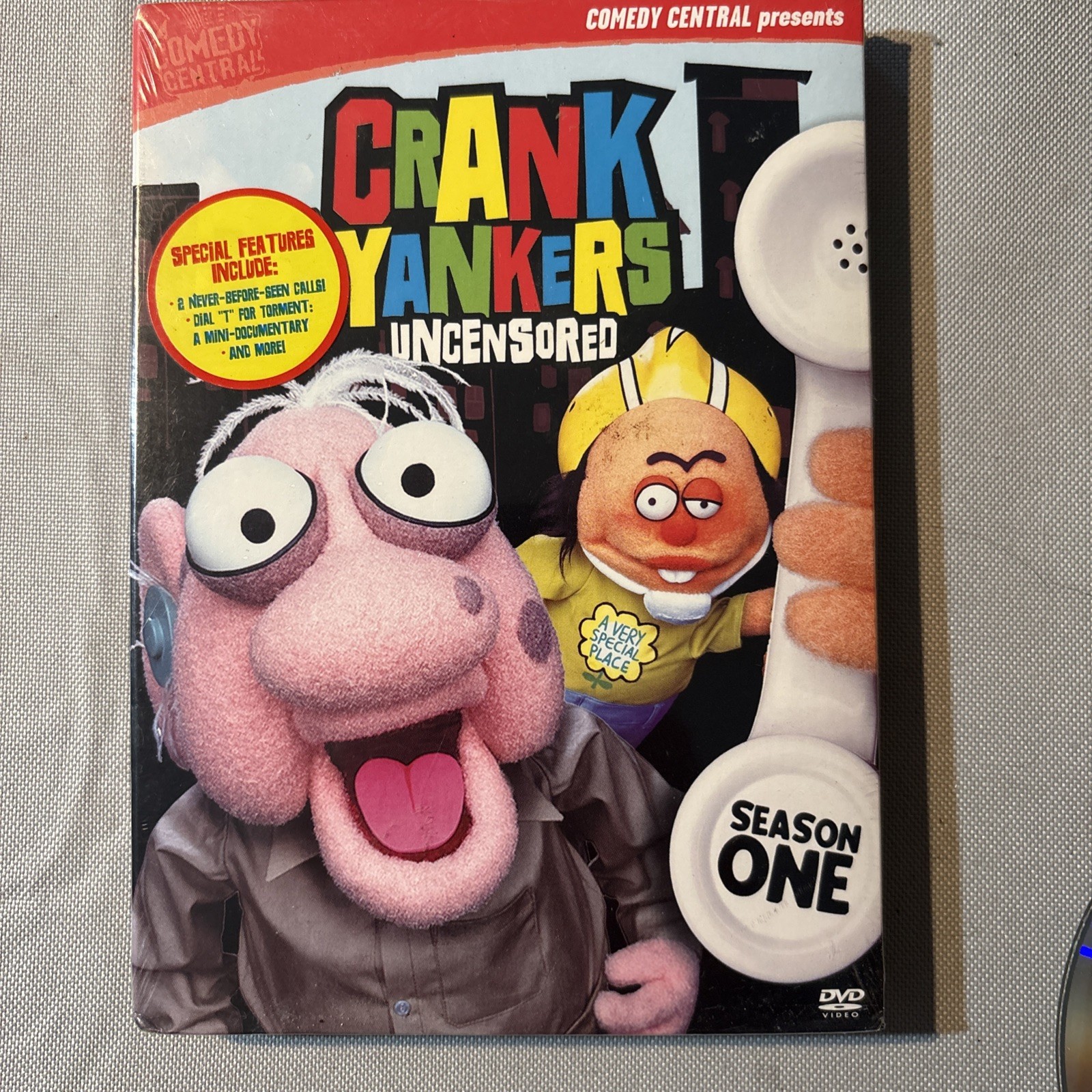 BRAND NEW SEALED DVD – Comedy Central Crank Yankers Uncensored: Season One OOP