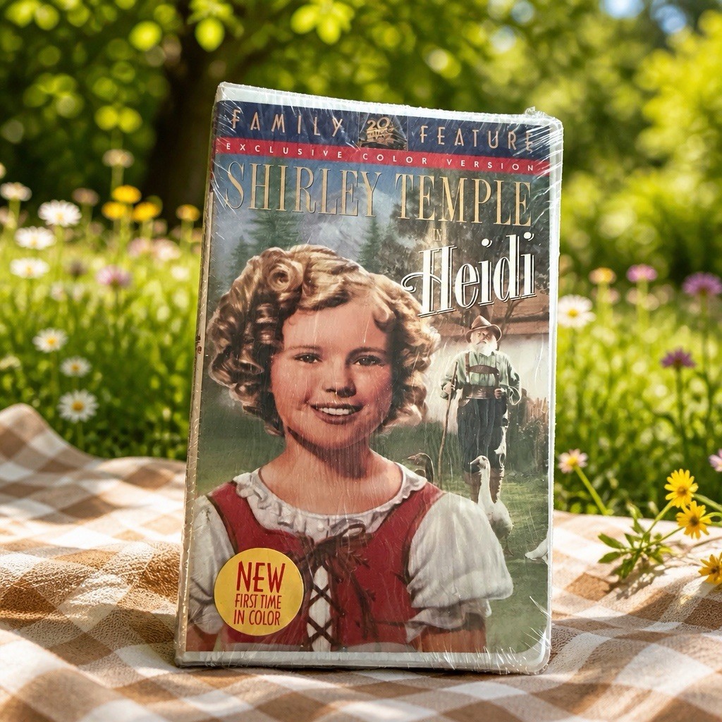 Shirley Temple Heidi Colorized VHS NTSC 20th Century Fox G Closed Captioned