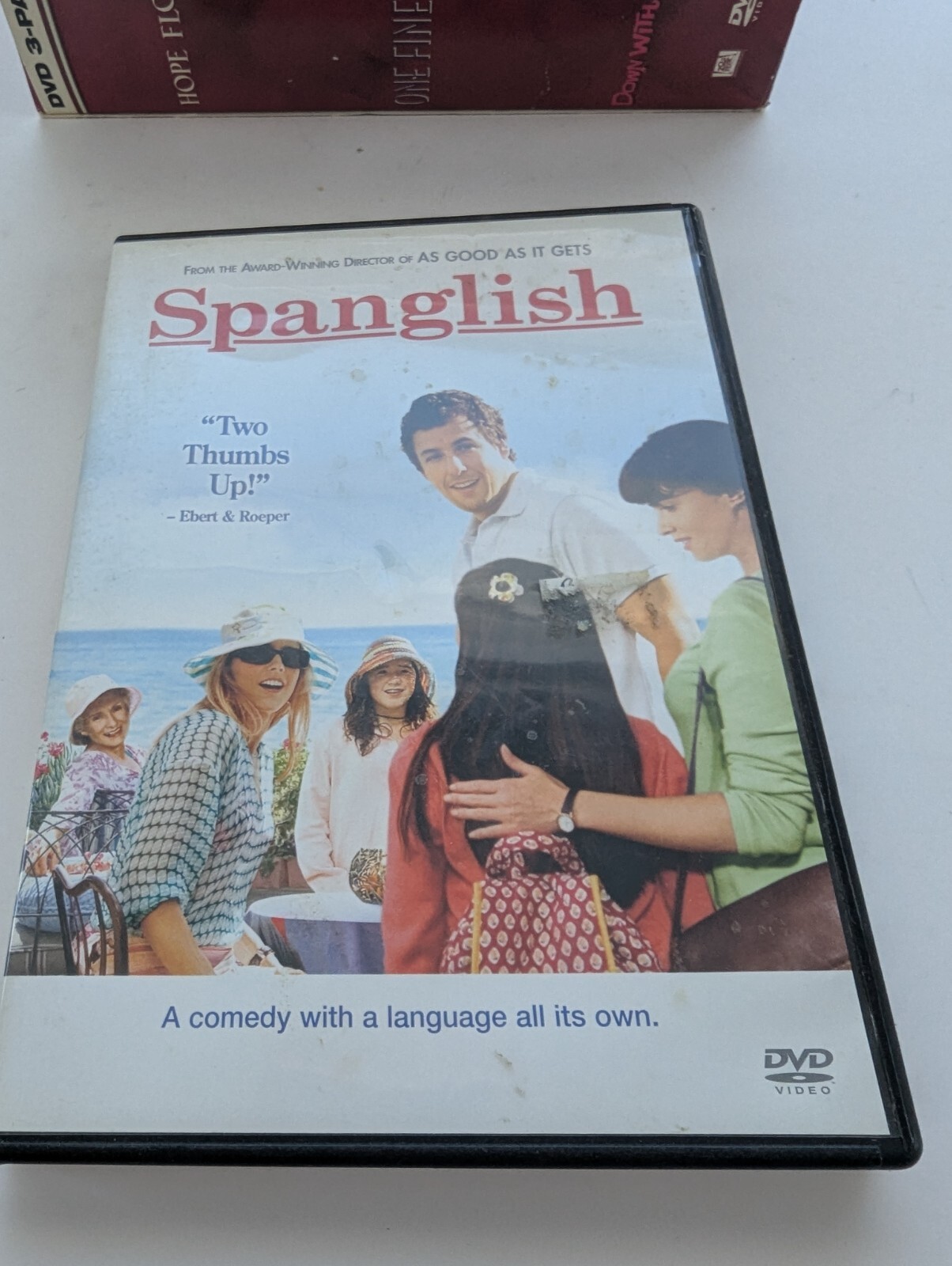 Lot of 7 DVD Video Spanglish Bridget Jones Jane Austen Message in a Bottle