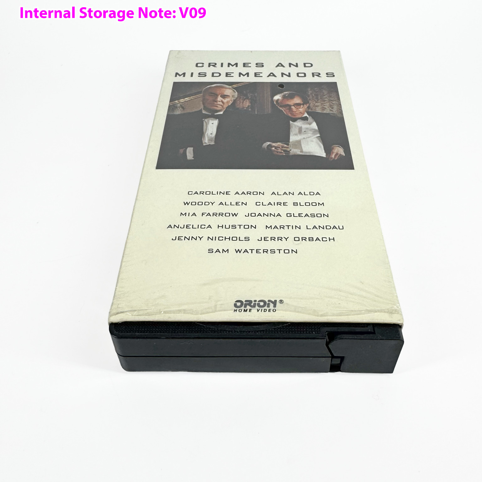 Crimes and Misdemeanors VHS 1989 Drama Comedy Woody Allen