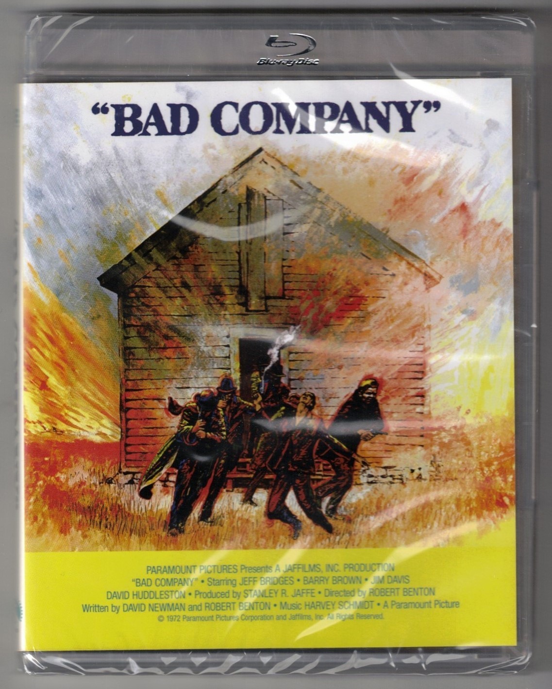 NEW! SEALED! Bad Company [1972/2024] Blu-ray FUN CITY EDITIONS Jeff Bridges