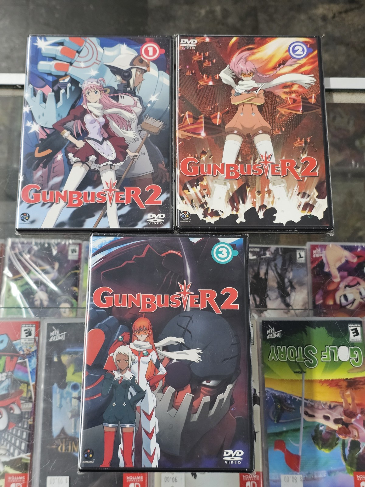 Gunbuster 2 Vol 1 2 3 (DVD, 2007, Subtitled) One Two & Three Brand New Anime 1-3