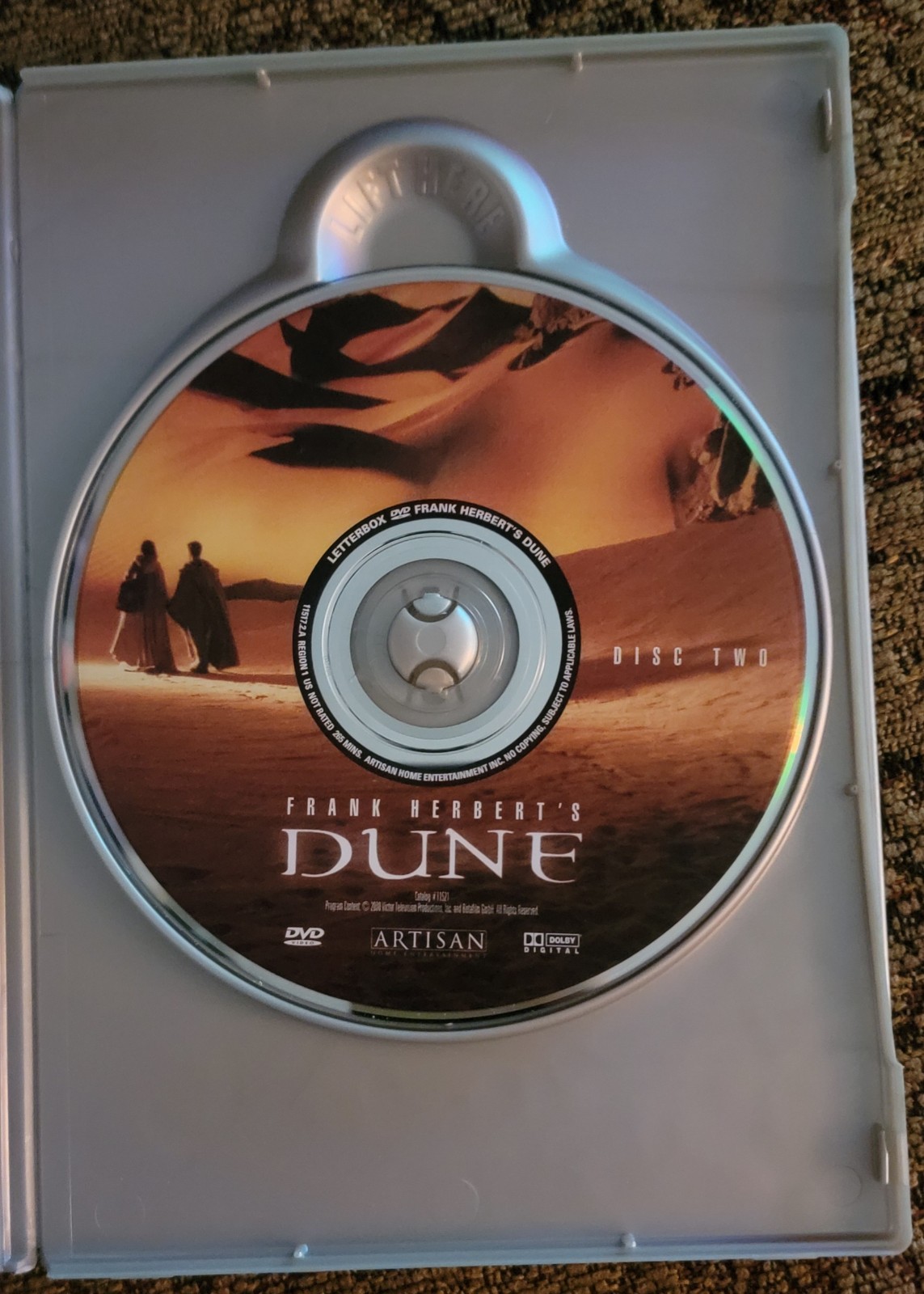 Frank Herbert’s Dune (2-Disc DVD, 2000) Artisan Edition William Hurt with Insert