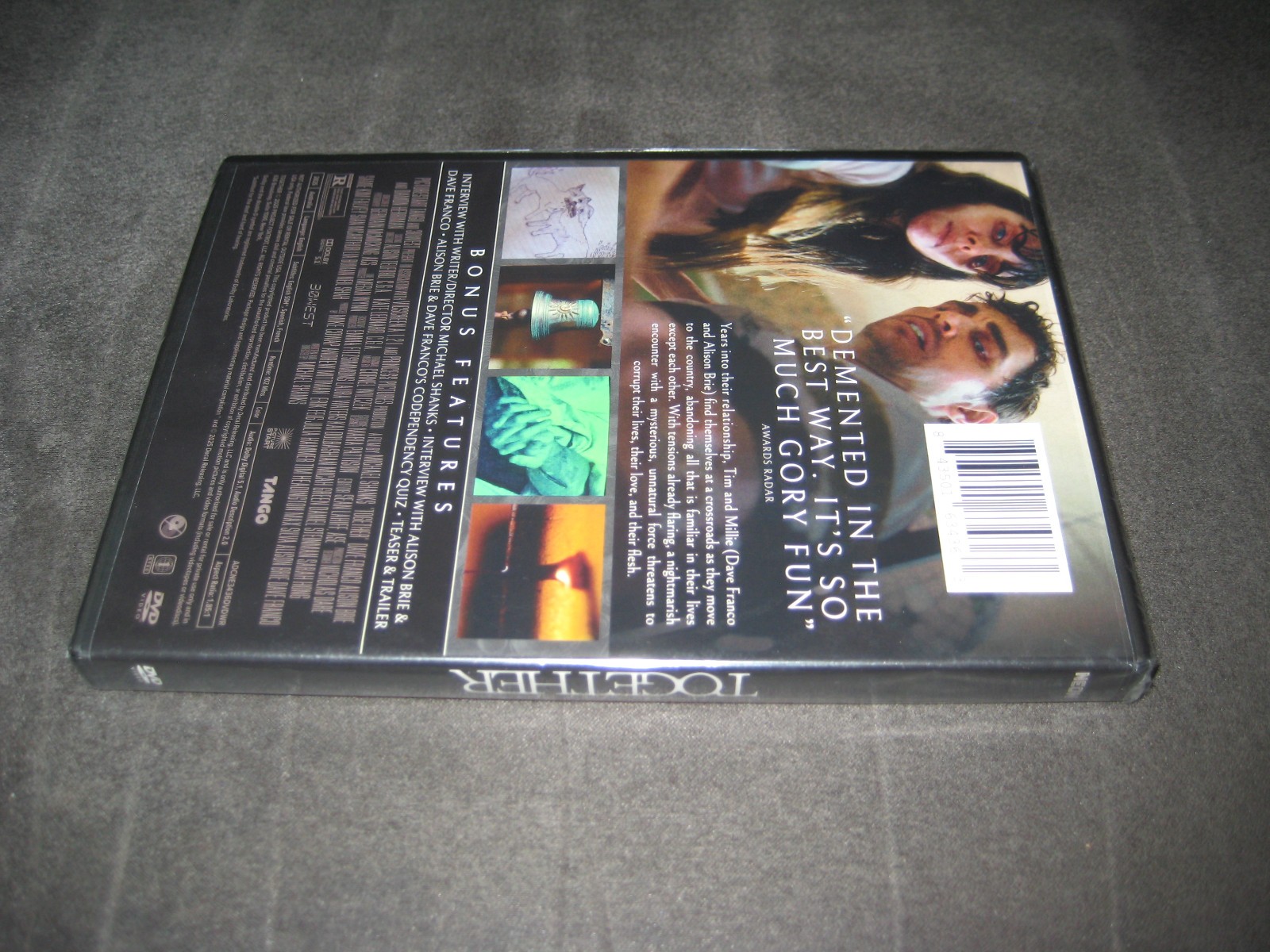 TOGETHER (DVD 2025) BRAND NEW – RATED R – WIDESCREEN – HORROR – THRILLER
