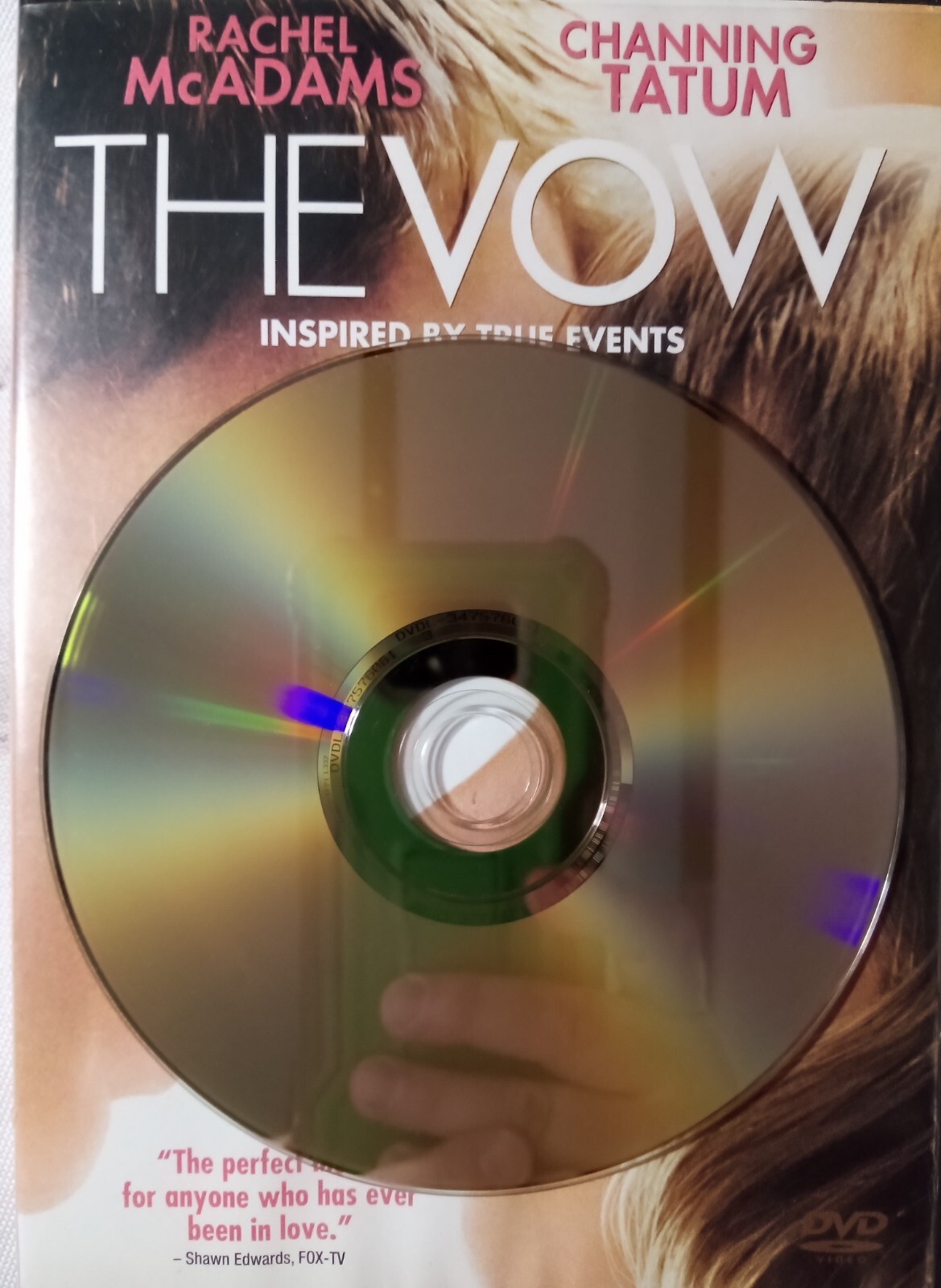 The Vow (DVD, 2012) Rachel McAdams, Channing Tatum Tested