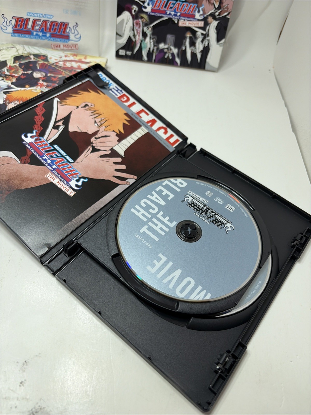 Lot: Bleach: Memories of Nobody Movies 1 & 2 (DVD, 2008) Anime With Slip Covers