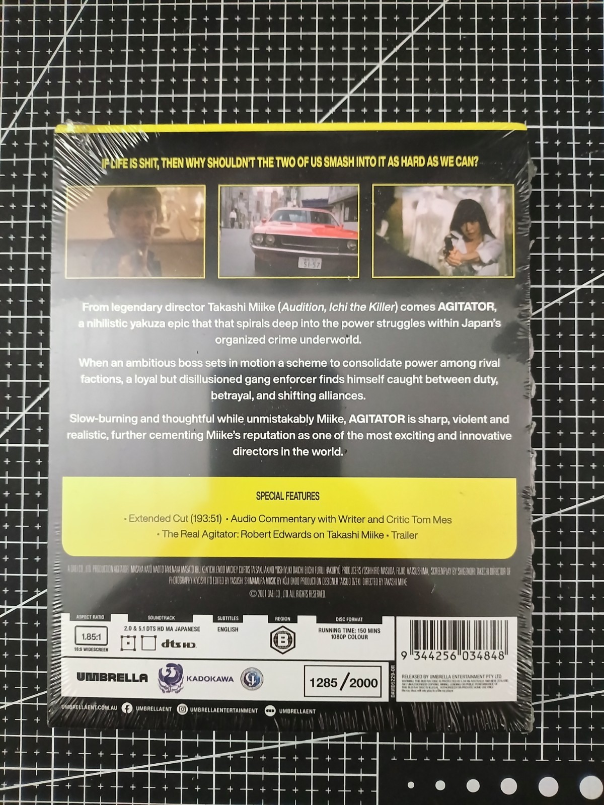 The Agitator – Blu Ray – Umbrella Release – Factory Sealed, Unopened