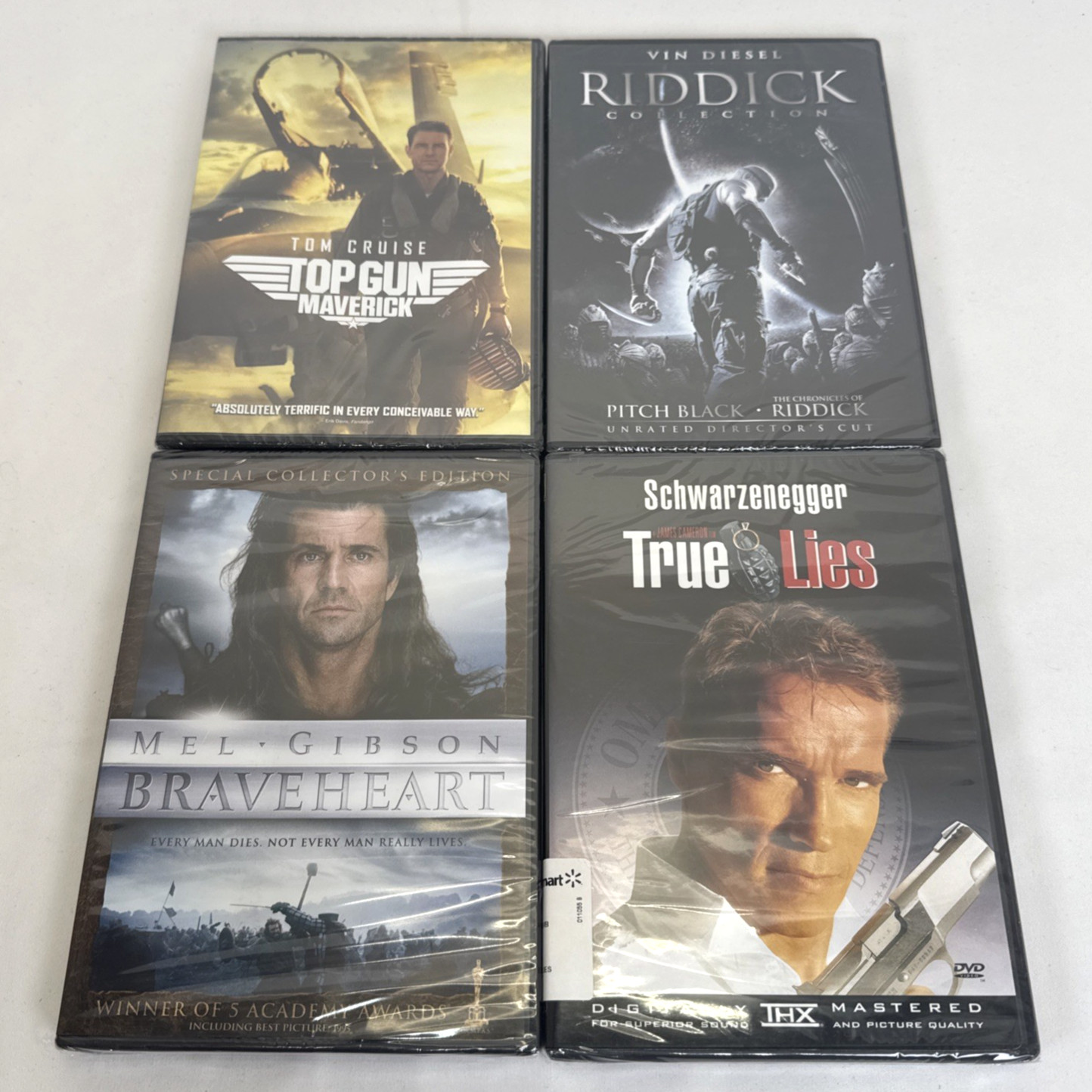Lot of 18 New Sealed Action DVDs Rush Hour 1-3 James Bond Top Gun Gladiator