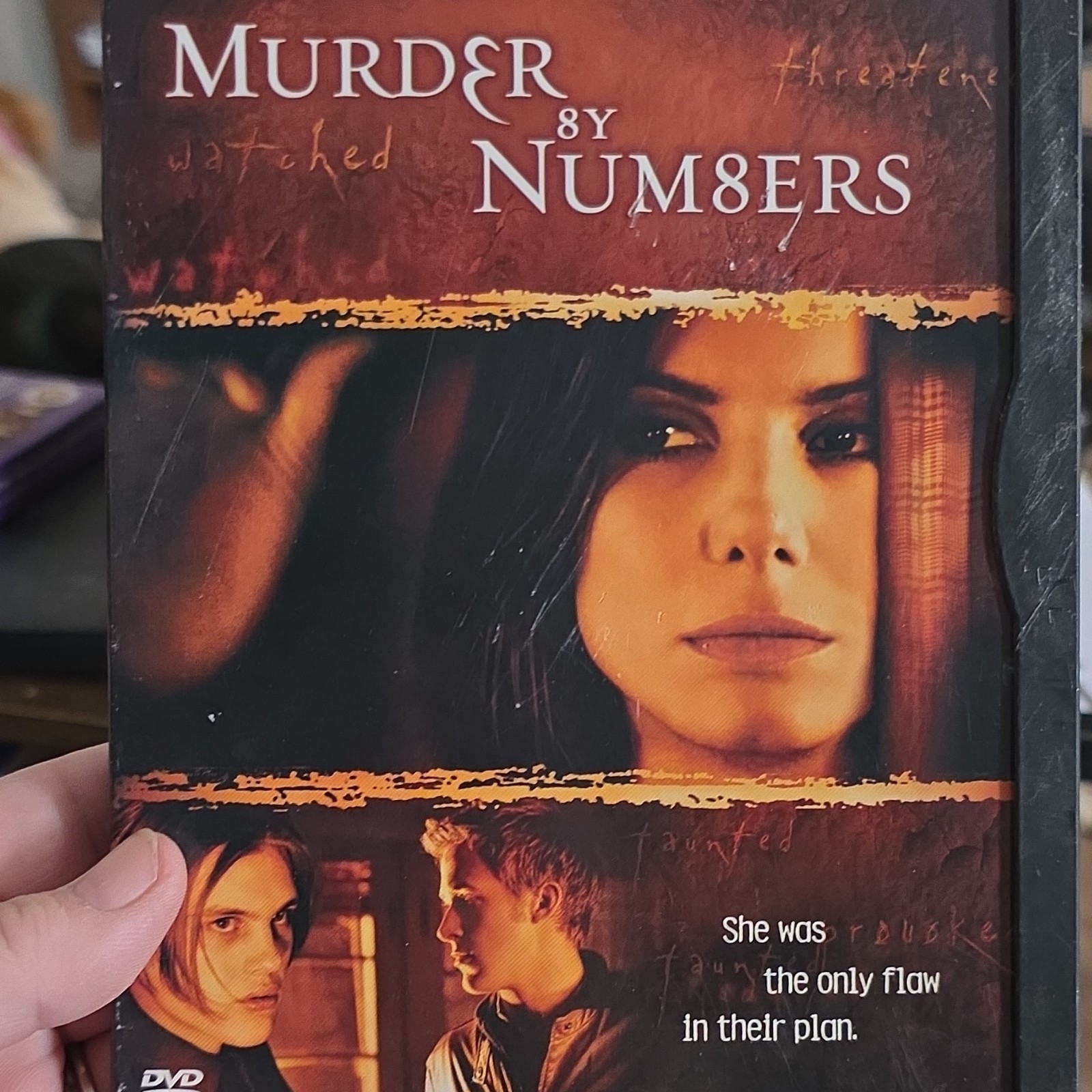 Murder by Numbers DVD Movie Tall/DVD Case Sandra Bullock Barbet Schroeder