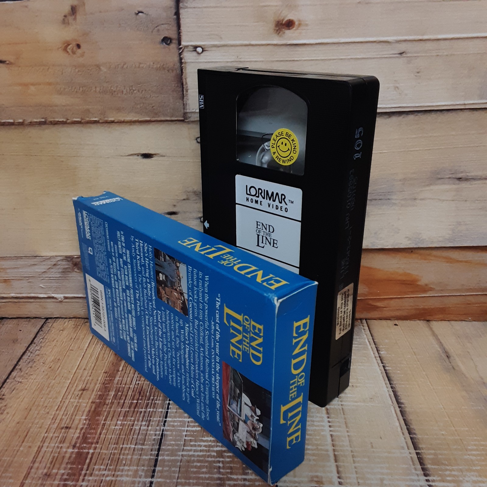 End Of The Line VHS Used PG Wilford Brimley Kevin Bacon Drama 104 Min