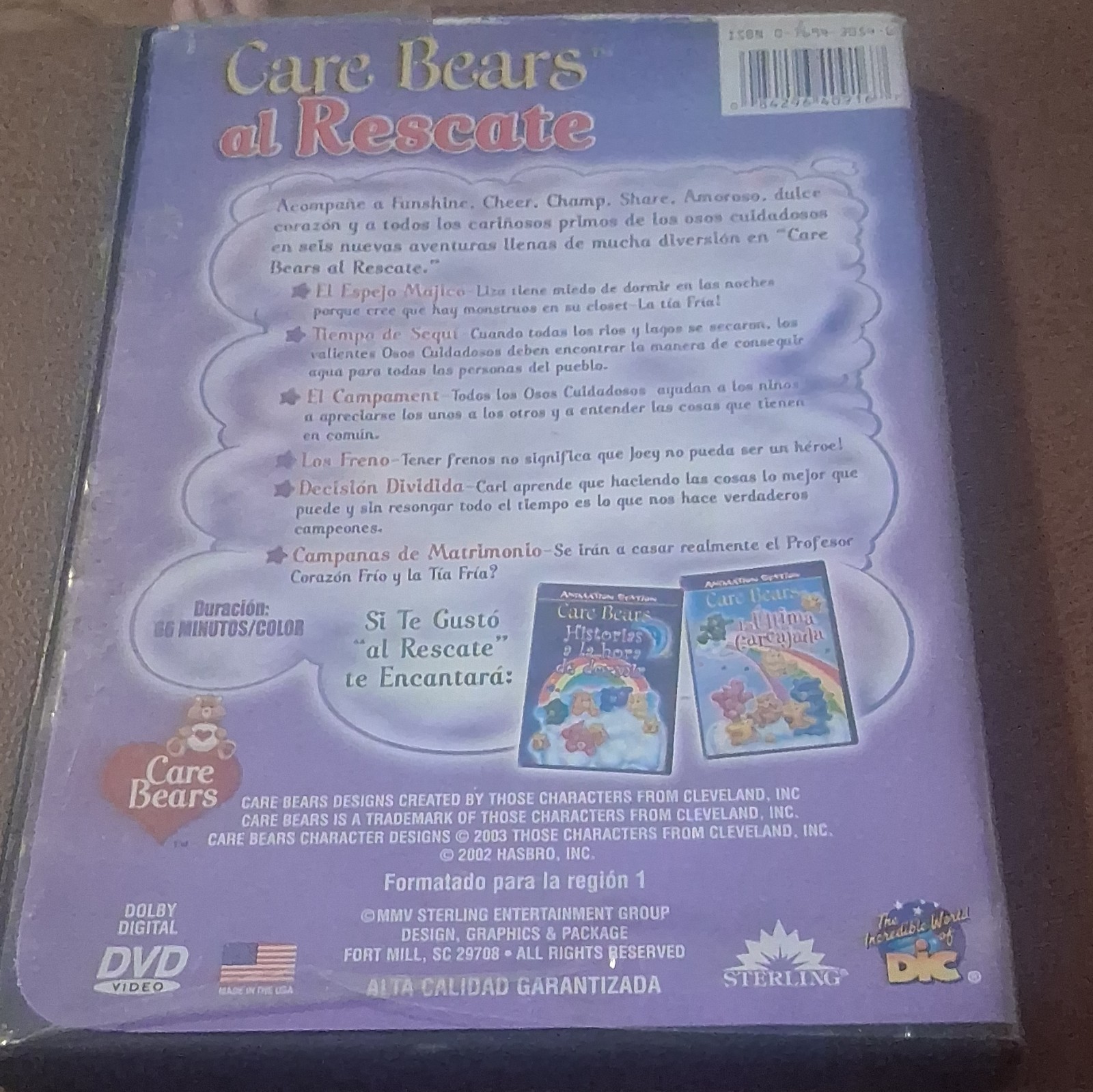 Sterling Care Bears al Rescate DVD (2003) Spanish Region 1 86 min