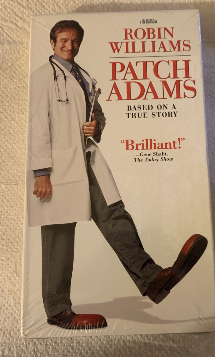Patch Adams with Robin Williams VHS Video Tape 1999 NOS Sealed.