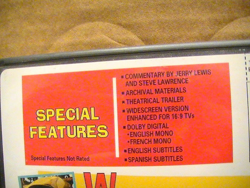 The Family Jewels 1965 DVD 2004 Jerry Lewis Sebastian Cabot Donna Butterworth NR