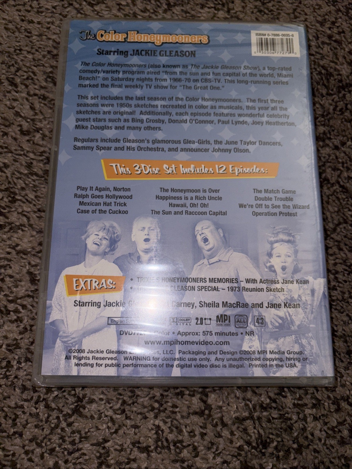 The Color Honeymooners DVD 2006 Release, 3-Disc Set, Collection 4