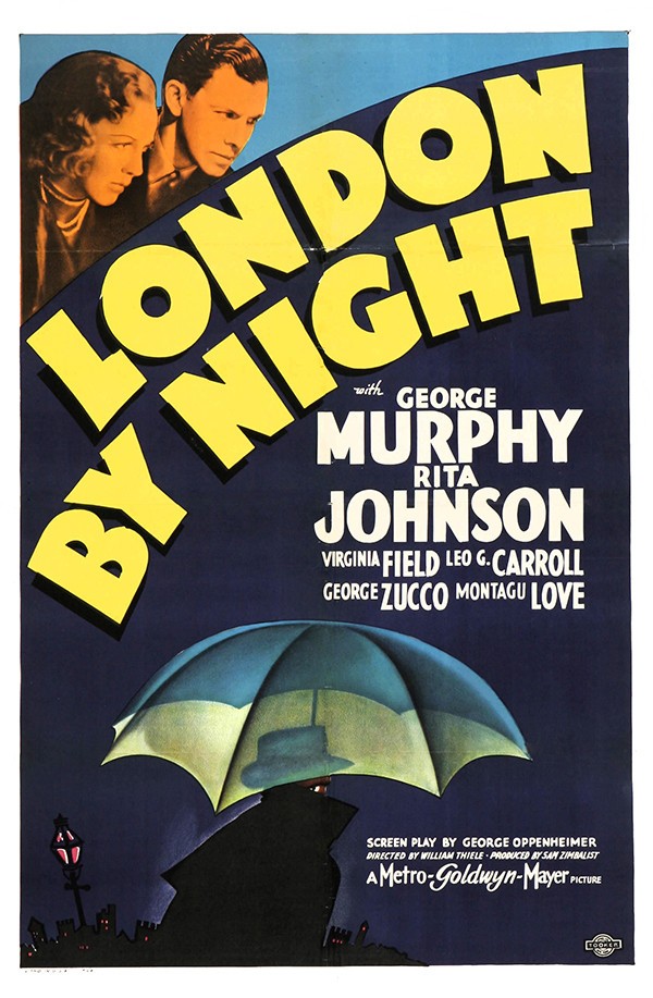 LONDON BY NIGHT 1937 George Murphy Rita Johnson b&w mystery rom/com on DVD