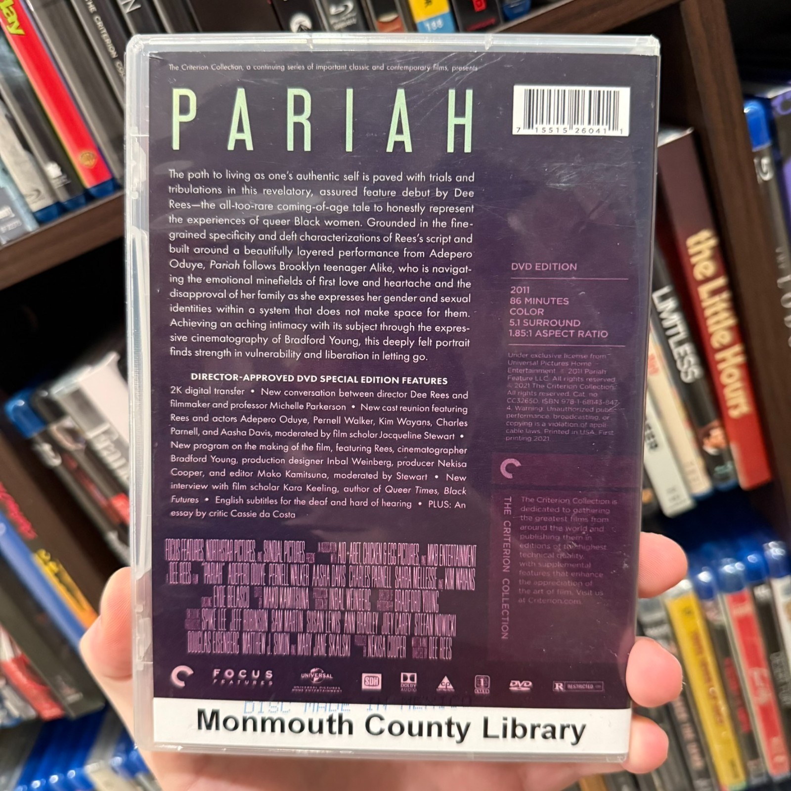 Pariah (2011) DVD | Criterion Collection LGBTQ Coming-of-Age Drama 🌈 🎬