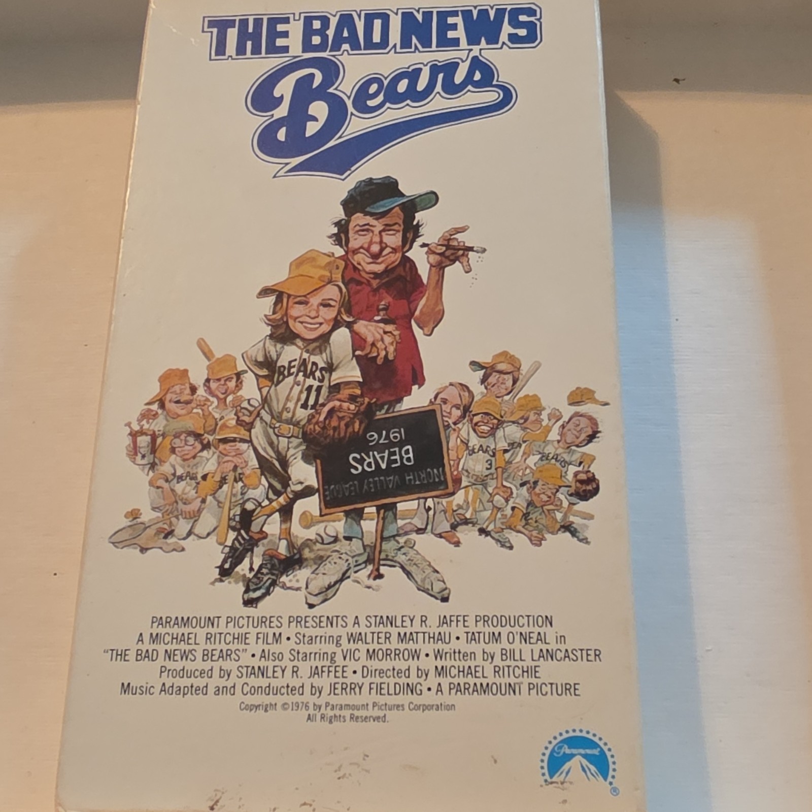 Paramount The Bad News Bears VHS NTSC 1976 PG Full Screen Michael Ritchie