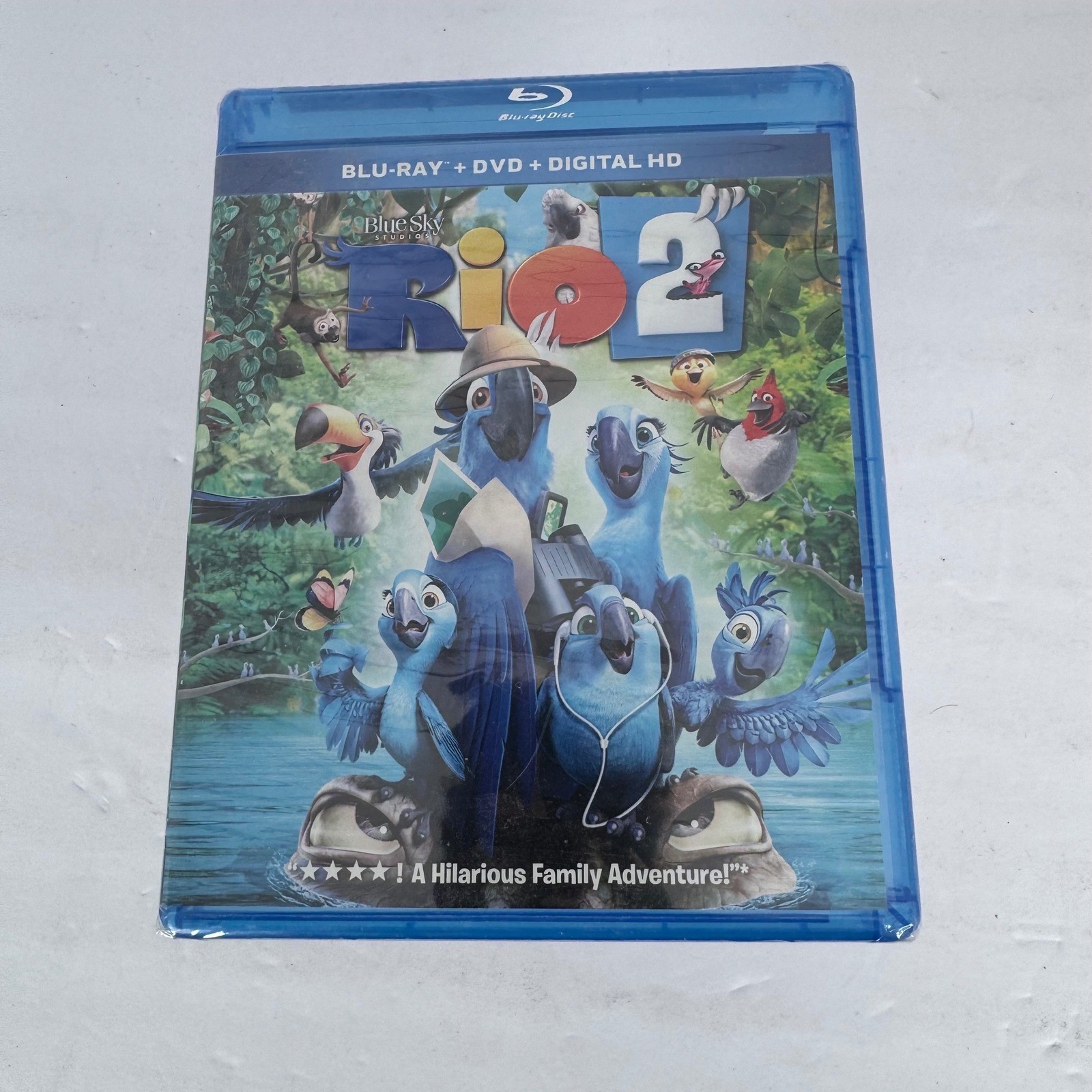 Rio 2 Blu-ray DVD Digital HD Kids Movie Blue Sealed New Blue Sky Studios