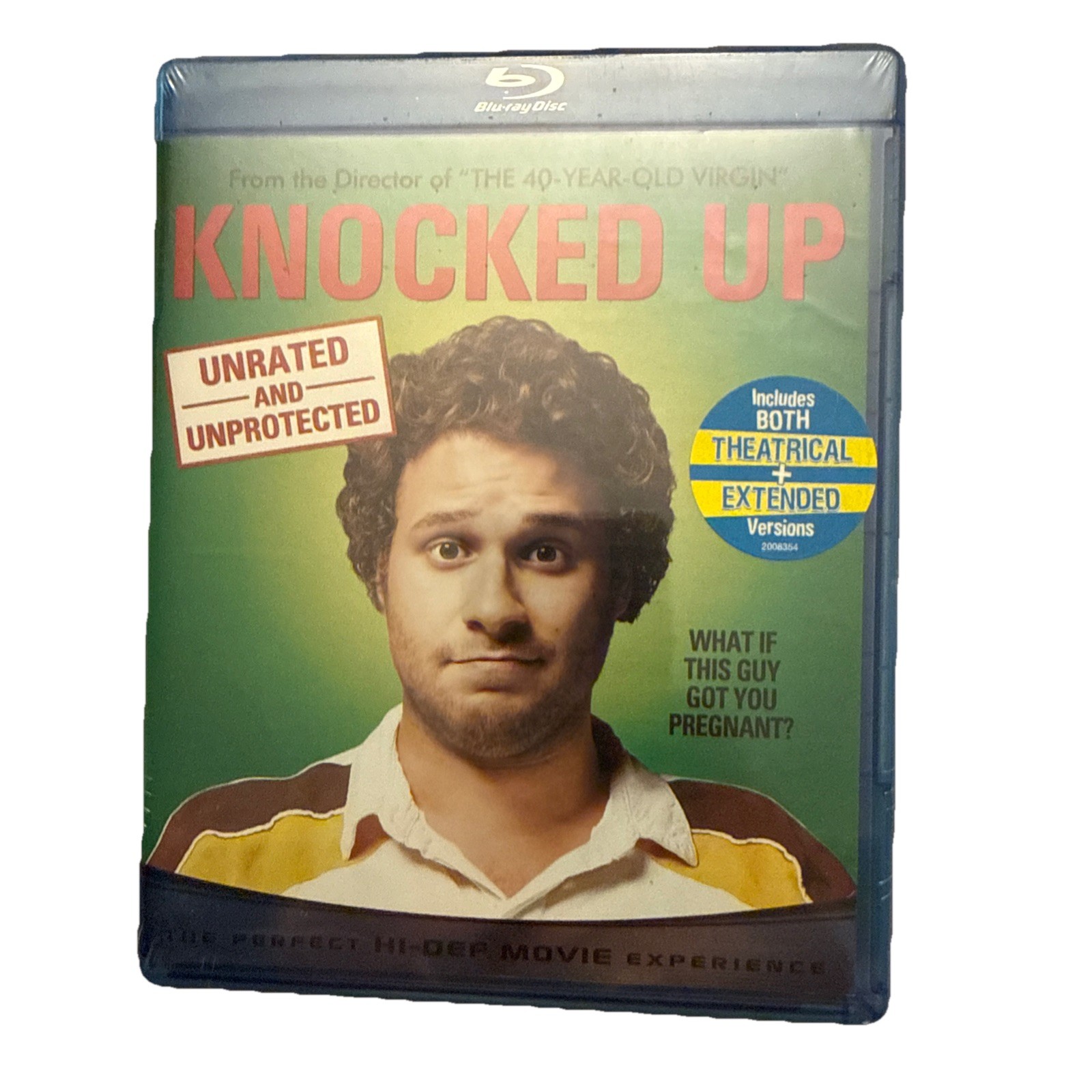 Knocked Up Blu-ray Seth Rogen Heigl Jonah Hill NEW & Sealed 2008 FREE SHIPPING