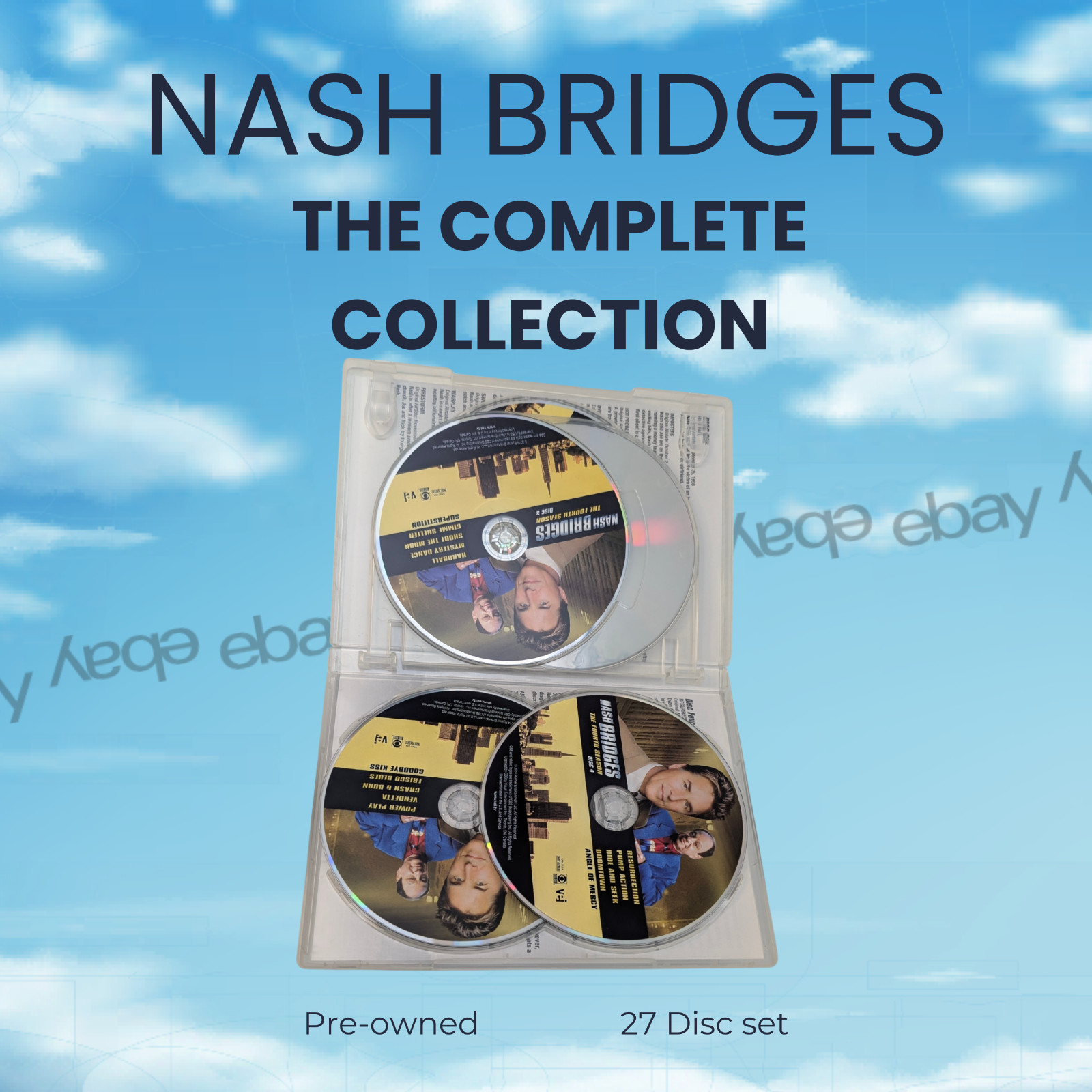 Nash Bridges The Complete Collection DVD Box Set 27-Disc TV Series Don Johnson