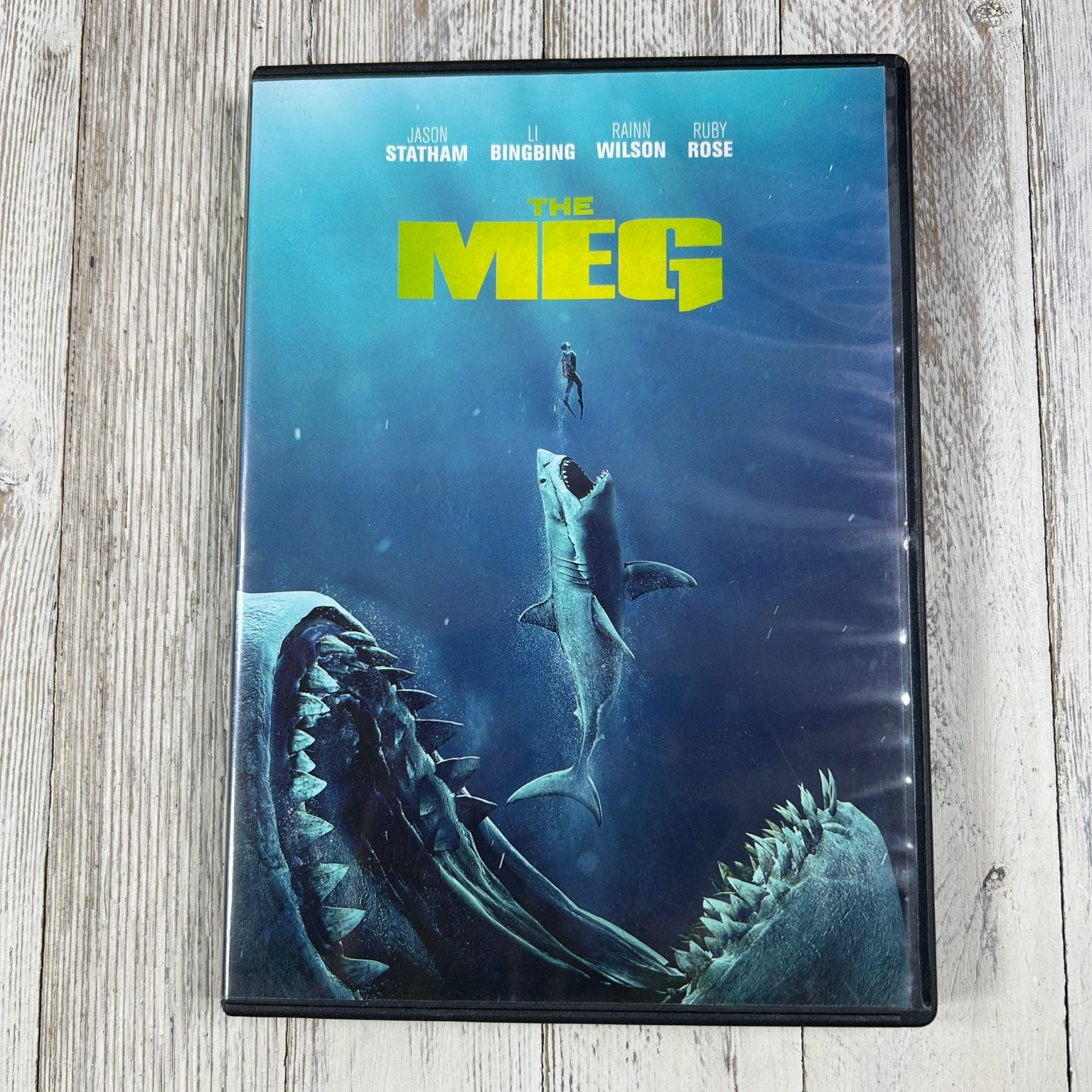 The Meg DVD 2018 Jason Statham Jon Turteltaub Sci-Fi Action Thriller