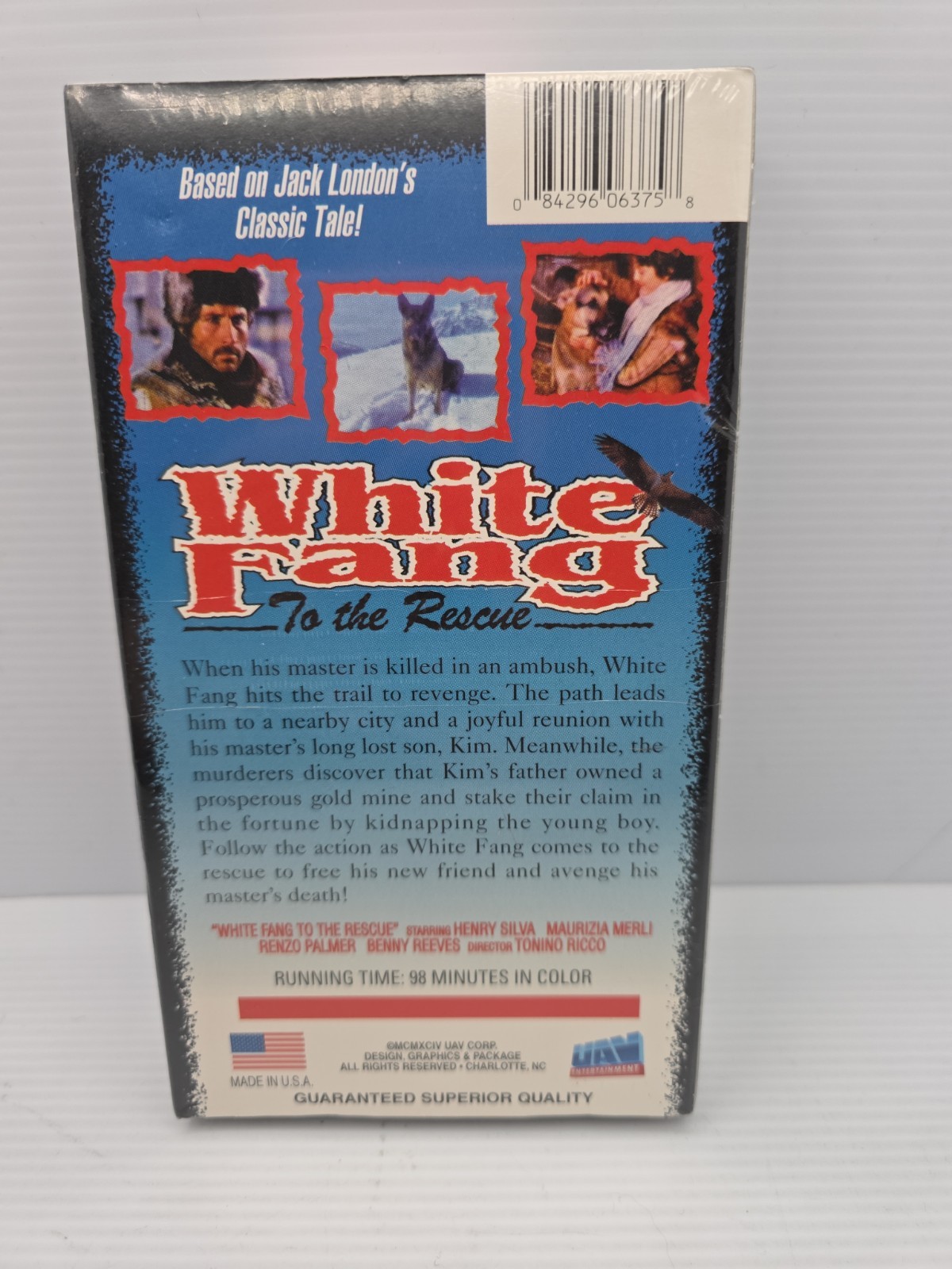 White Fang to the Rescue VHS. Brand New. 98 Minutes In Color. Jack London Classi