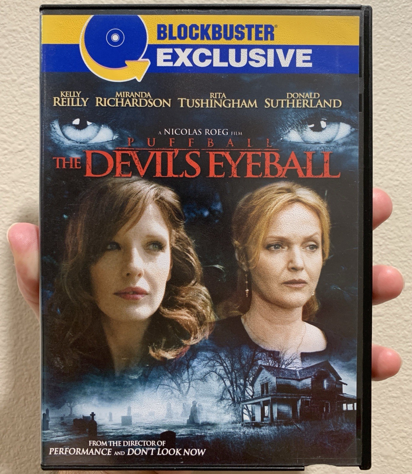PUFFBALL: THE DEVIL’S EYEBALL Kelly Reilly Miranda Richardson Nicolas Roeg RARE!