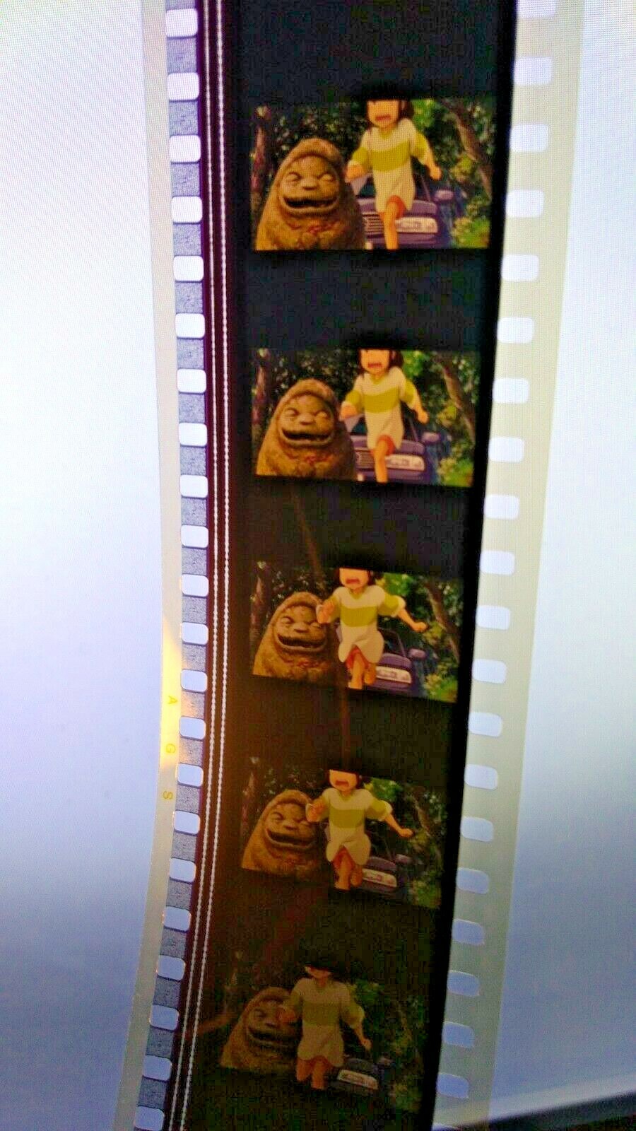 35mm SPIRITED AWAY (2001) FILM/MOVIE/FLAT/TRAILER STUDIO GHIBLI/MIYAZAKI ANIME