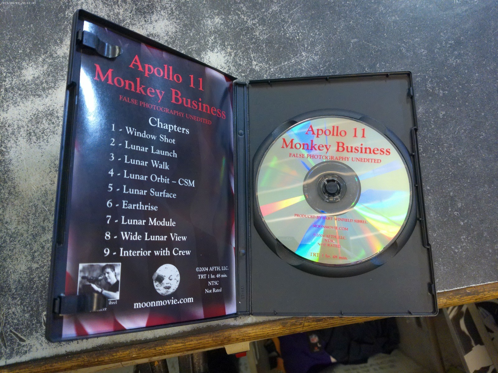 Apollo 11 Monkey Business False Photography Unedited Moon Movie [DVD] *Rare OOP*