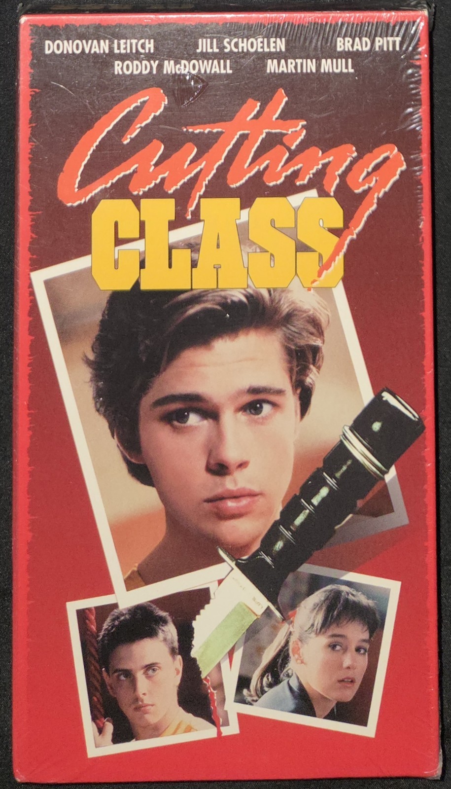 Cutting Class VHS (1995) NOS FACTORY SEALED Republic Pictures Brad Pitt Cover