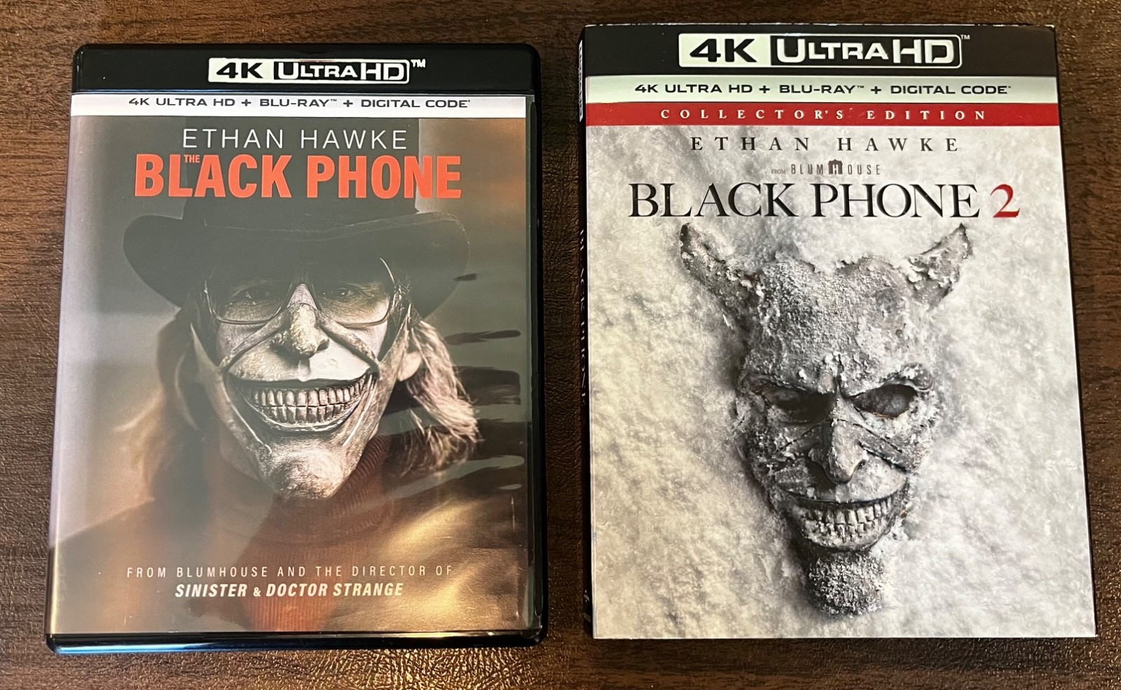 The Black Phone AND The Black Phone 2 on 4K Blu-ray/Blu-ray NO DIGITAL CODES