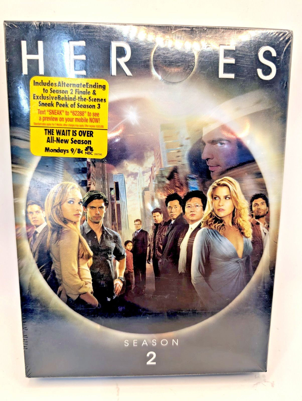 Heroes: Season 2 DVD, 4-Disc Set) Sci-Fi TV Series NBC Bonus Features new sealed
