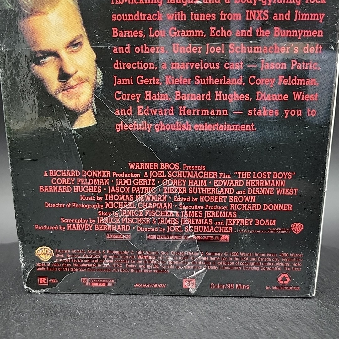 The Lost Boys VHS Cassette Tape 1987 Horror Movie 1980s Corey Feldman Vampire