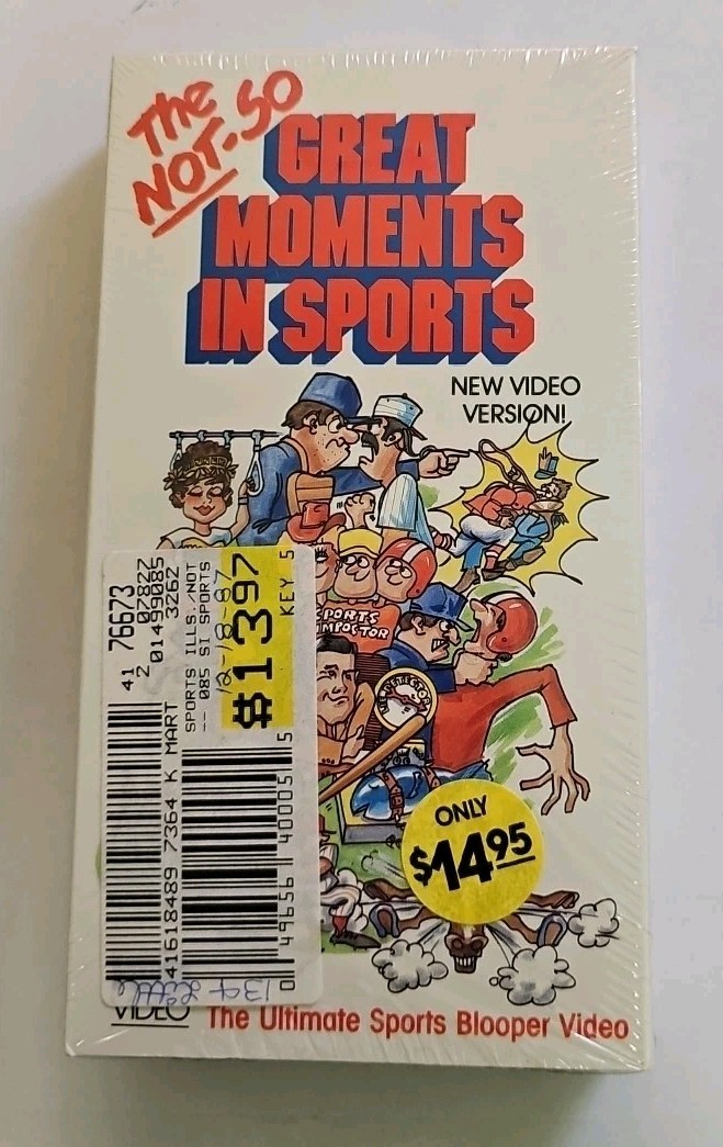 The Not So Great Moments In Sports VHS SEALED HBO Video VTG